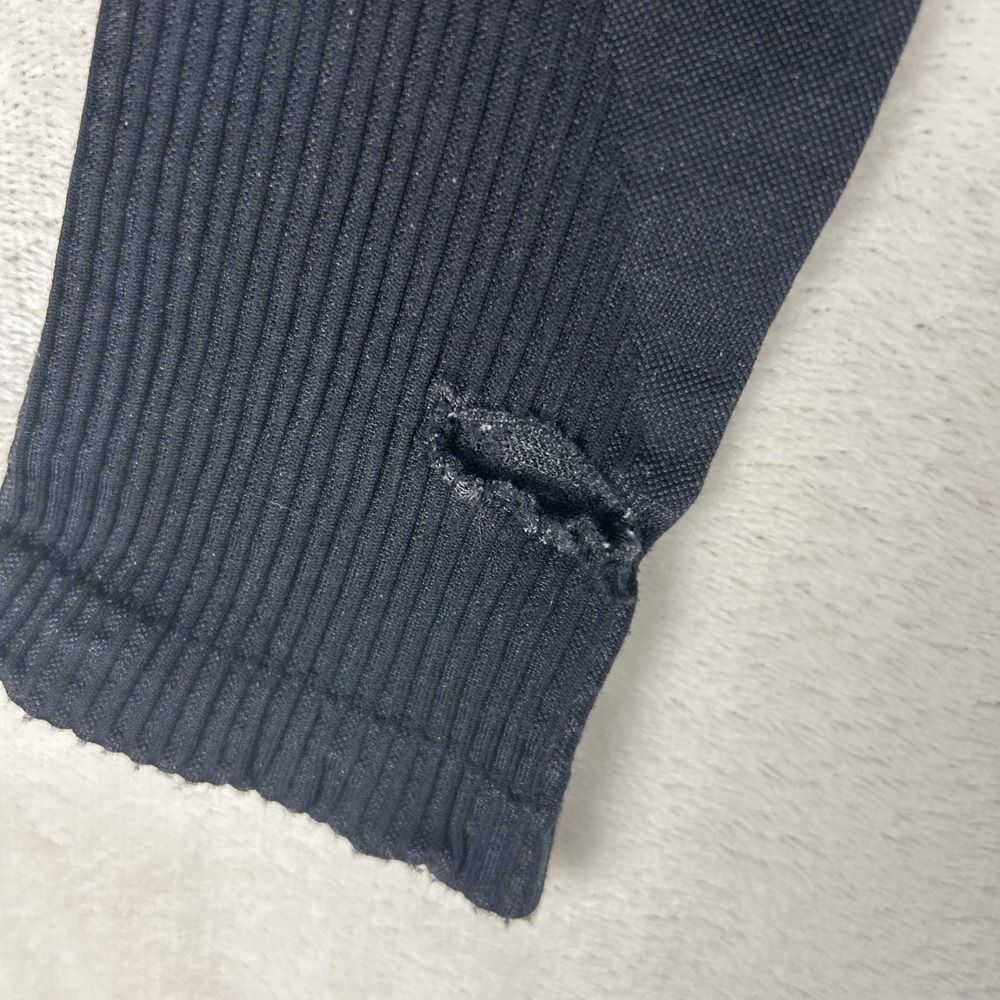 Lululemon Hoodie Hooded Sweatshirt Women Size Small Black Ponytail Stretch Run - Picture 5 of 10
